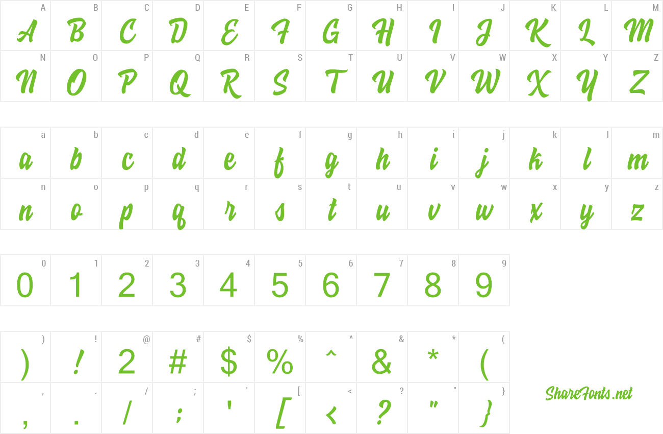 Font Hoodson Script preview